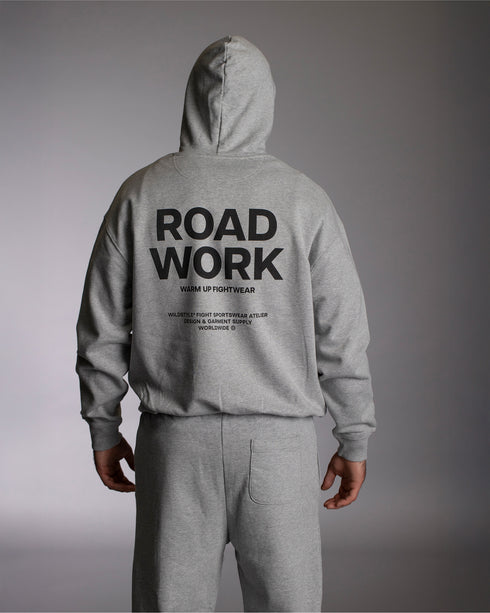 ROAD WORK Heavy Oversized Hoodie