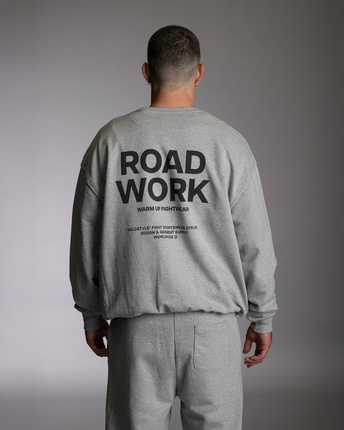 ROAD WORK Heavy Oversized Sweatshirt