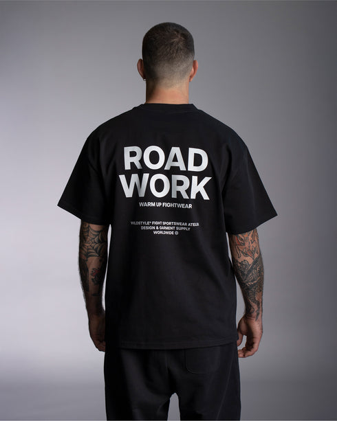 ROAD WORK Heavy Oversized T-Shirt