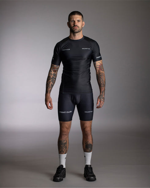 FIGHT CLUB Short Sleeve Rash Guard