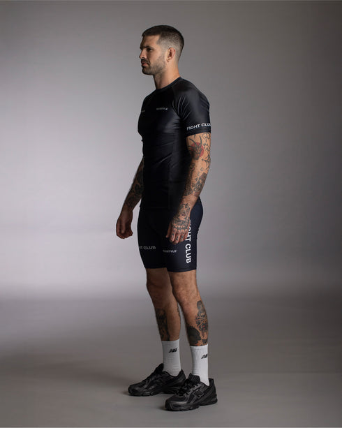FIGHT CLUB Short Sleeve Rash Guard