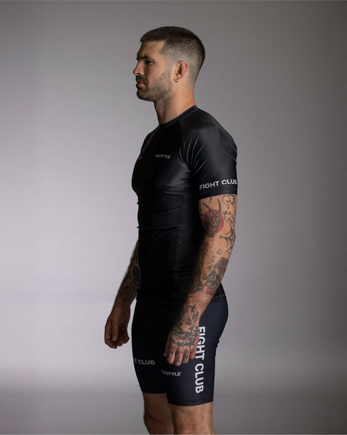 FIGHT CLUB Short Sleeve Rash Guard
