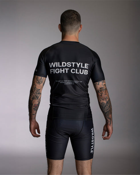 FIGHT CLUB Short Sleeve Rash Guard
