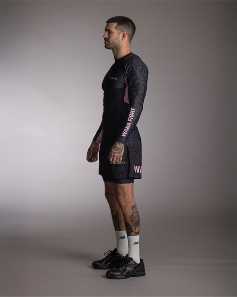 WANA (We All Need Anarchy) FIGHT Long Sleeve Rash Guard