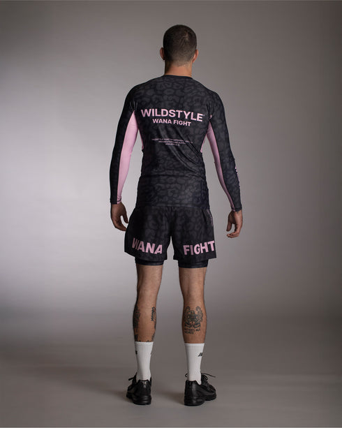 WANA (We All Need Anarchy) FIGHT Long Sleeve Rash Guard