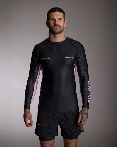 WANA (We All Need Anarchy) FIGHT Long Sleeve Rash Guard