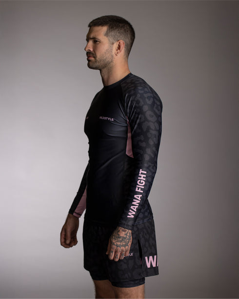 WANA (We All Need Anarchy) FIGHT Long Sleeve Rash Guard